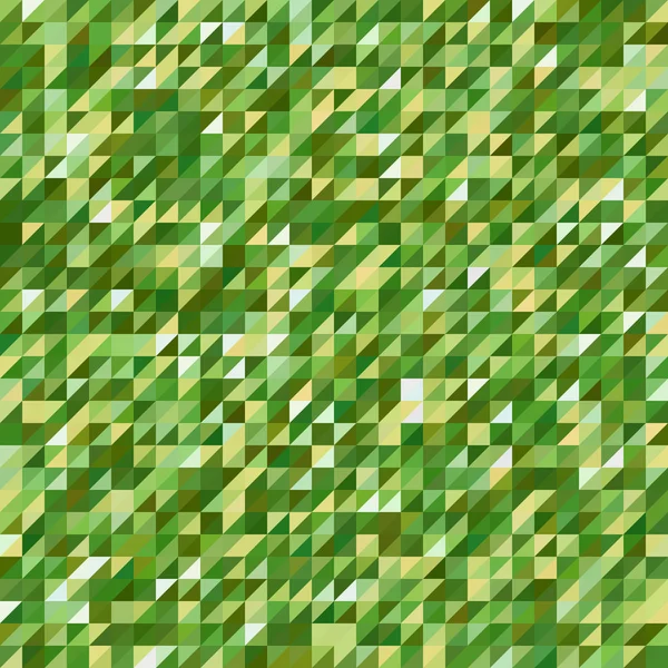 Fondo de mosaico sin costura verde abstracto. Fondo geométrico triangular. Ilustración vectorial — Archivo Imágenes Vectoriales