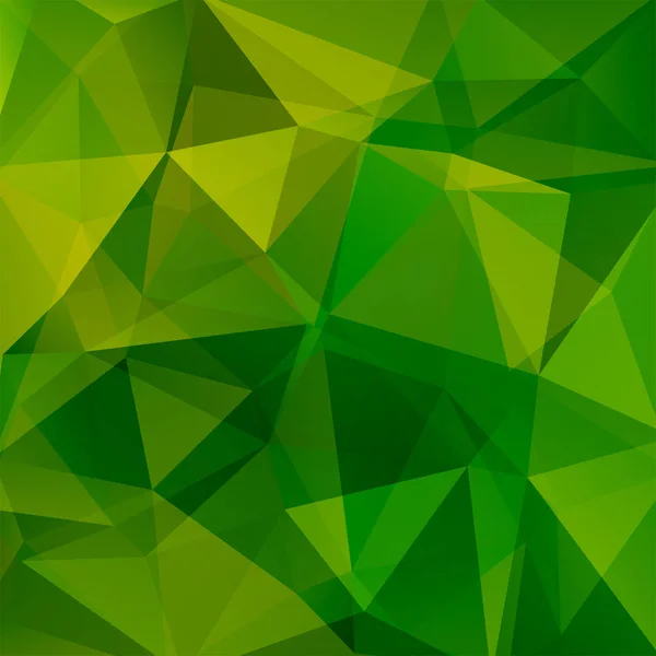 Abstract polygonale vectorachtergrond. Groene geometrische vector illustratie. template voor creatief ontwerp. — Stockvector