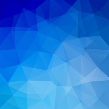 Poligonal mavi vektör arka plan. Kullanılabilir kapak tasarımı, kitap tasarımı, Web sitesi arka plan. Vektör çizim