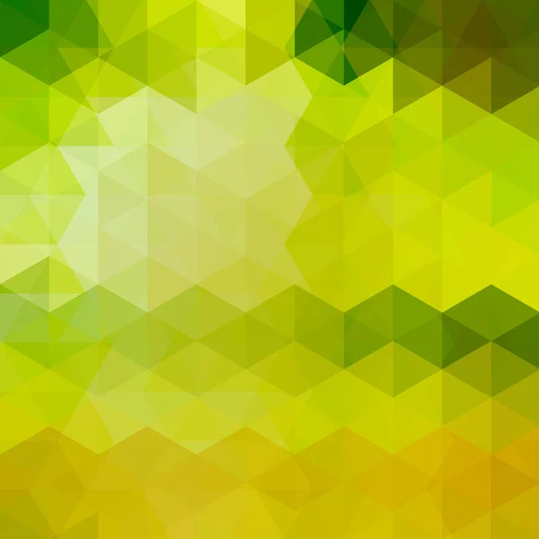 Estilo geométrico abstracto fondo verde. Fondo de negocio amarillo Ilustración vectorial — Vector de stock