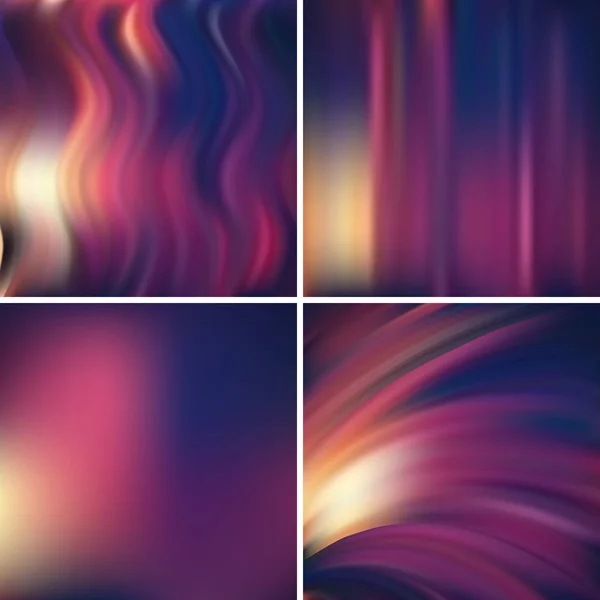 Fundos vetoriais embaçados abstratos. Para design de modelo de ilustração de arte, infográfico de negócios e mídias sociais. Roxo, cores castanhas . —  Vetores de Stock