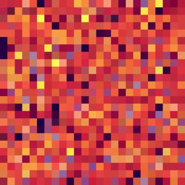 Seamless geometrik kontrol modeli. Kumaş ve kağıt veya dekorasyon üzerine baskı için idealdir. Kırmızı, turuncu, kahverengi renk.