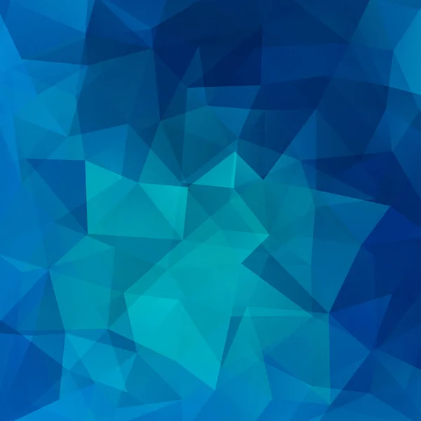 Bakgrund av geometriska former. Blå mosaikmönster. Vektor EPS 10. Vektorillustration — Stock vektor