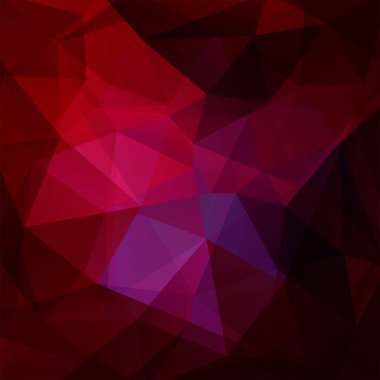 Geometrik şekiller arka plan. Koyu kırmızı mozaik desen. Vektör Eps 10. Vektör çizim