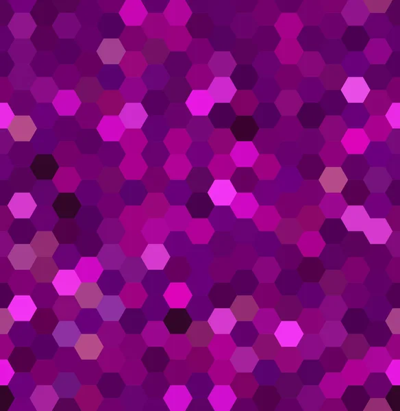 Abstract seamless background consisting of pink, purple hexagons. Geometric design for business presentations or web template banner flyer. Vector illustration — Stock Vector