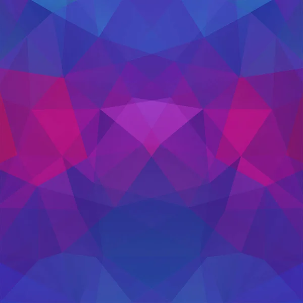Sfondo di forme geometriche. Schema mosaico. Vettore EPS 10. Illustrazione vettoriale. Colori blu, rosa, viola . — Vettoriale Stock