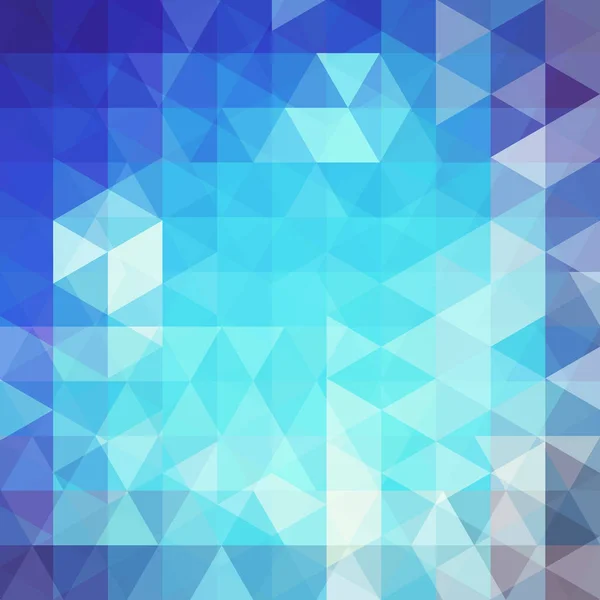 Fondo azul de estilo geométrico abstracto. Ilustración vectorial — Archivo Imágenes Vectoriales