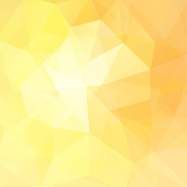 Poligonal vektör arka plan. Kullanılabilir kapak tasarımı, kitap tasarımı, Web sitesi arka plan. Vektör çizim. Sarı, turuncu renkler.