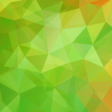 Soyut çokgen vektör arkaplanı. Yeşil geometrik vektör çizimi. Yaratıcı tasarım şablonu.