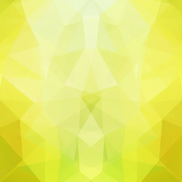 Abstrakter Hintergrund bestehend aus gelben Dreiecken. Geometrisches Design für Unternehmenspräsentationen oder Webvorlagen-Banner-Flyer. Vektorillustration — Stockvektor