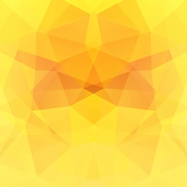 幾何学的形状の背景。黄色のモザイク模様。EPS 10.ベクターイラスト — ストックベクタ