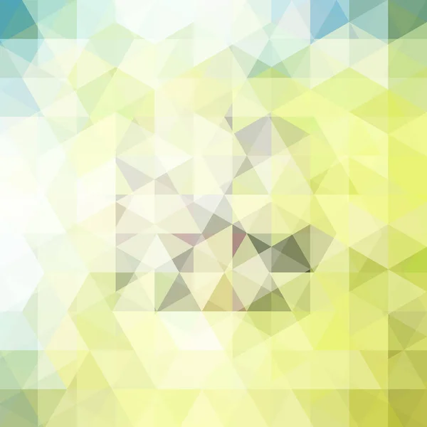 Hintergrund aus weißen, gelben geometrischen Formen. abstraktes Dreieck geometrischer Hintergrund. Mosaikmuster. Vektor eps 10. Vektor-Abbildung — Stockvektor