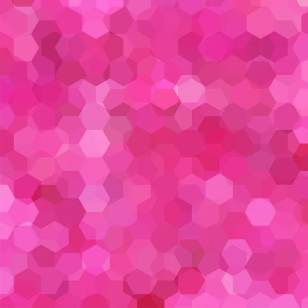 Hexágonos abstratos fundo vetorial. Ilustração vetorial geométrica rosa. Modelo de design criativo. — Vetor de Stock