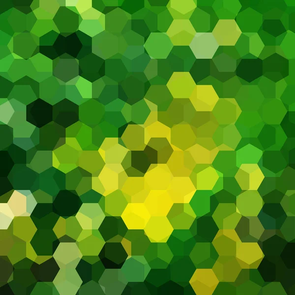 Abstracte achtergrond bestaande uit groene zeshoeken. Geometrisch ontwerp voor bedrijfspresentaties of web sjabloon banner folder. Vectorillustratie — Stockvector