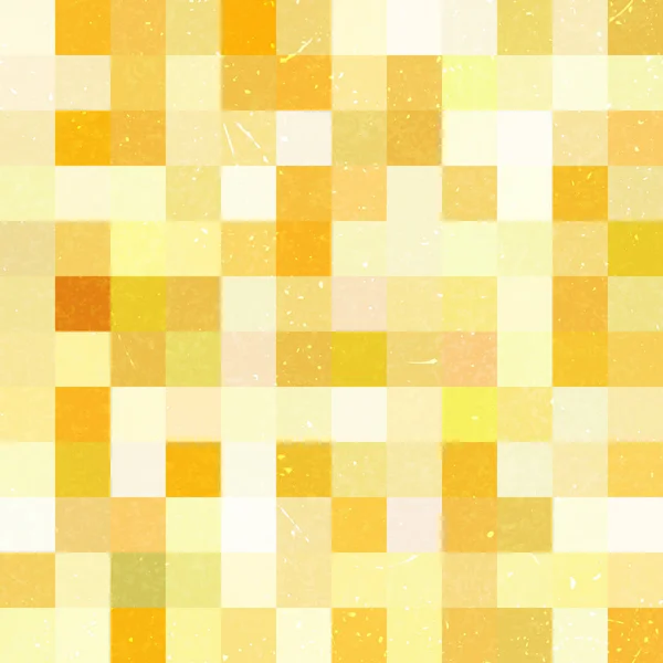 Fundo abstrato sem emenda vintage com amarelo, quadrados brancos, ilustração vetorial — Vetor de Stock