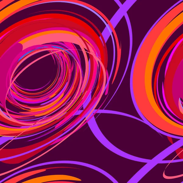 Patrón sin costura abstracto con elementos geométricos rosa, púrpura, ilustración vectorial — Vector de stock