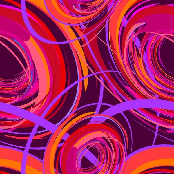 Pembe, mor geometrik öğeleri, vektör çizim ile soyut seamless modeli