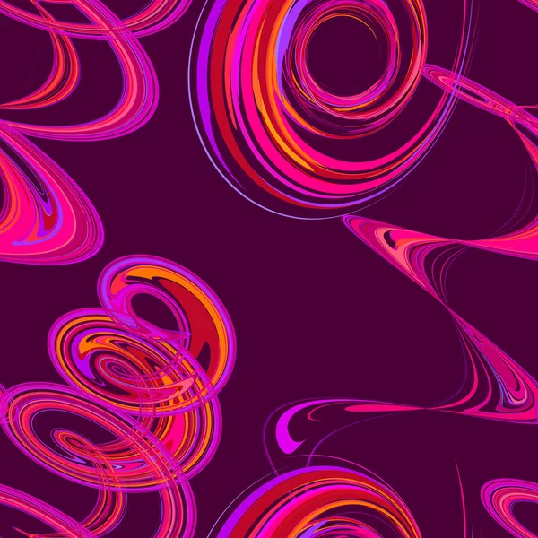 Pembe, mor geometrik öğeleri, vektör çizim ile soyut seamless modeli