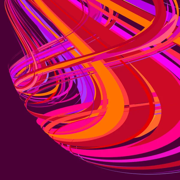 Koyu arka plan, vektör çizim üzerinde mor yuvarlak şekiller