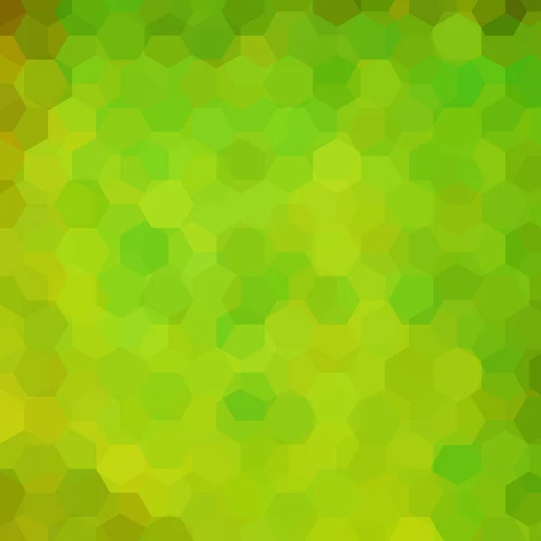 Векторний фон з зеленими гексагонами. Може використовуватися в дизайні обкладинок, дизайні книг, фоні веб-сайту. Векторні ілюстрації — стоковий вектор
