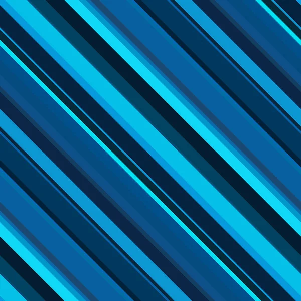 Fond abstrait sans couture avec des rayures bleues, illustration vectorielle — Image vectorielle