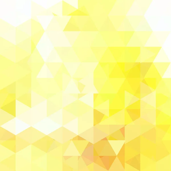Dreieck-Vektorhintergrund. kann im Cover-Design, Buchdesign, Website-Hintergrund verwendet werden. Vektorillustration. gelb, weiße Farben. — Stockvektor