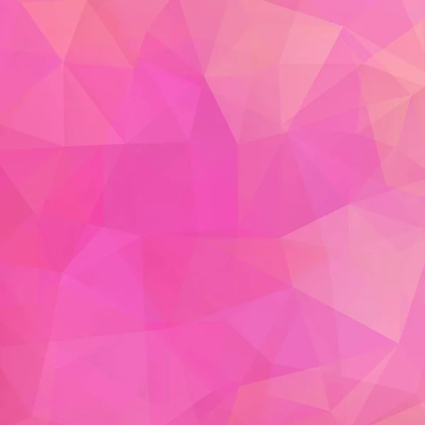 Fond vectoriel polygonal. Peut être utilisé dans la conception de couverture, conception de livre, fond de site Web. Illustration vectorielle. Couleur rose . — Image vectorielle