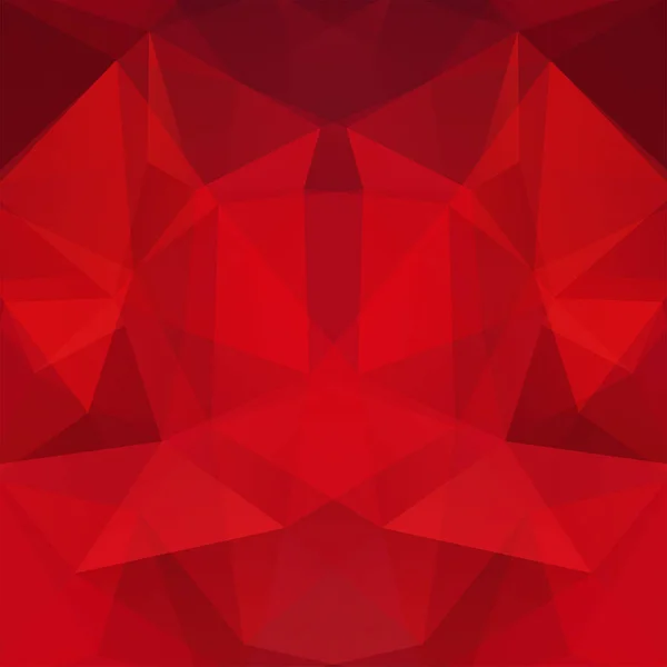 抽象的な幾何学的な様式の赤い背景。ベクトル図 — ストックベクタ