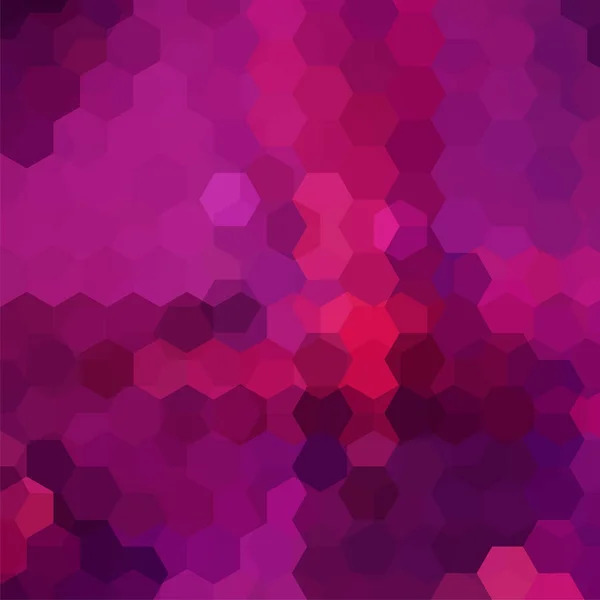 Abstrakter Hintergrund, bestehend aus rosa Sechsecken. geometrisches Design für Unternehmenspräsentationen oder Webvorlagen-Banner-Flyer. Vektorillustration — Stockvektor