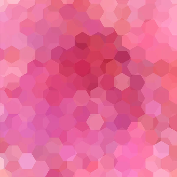 Vektorhintergrund mit rosa Sechsecken. kann im Cover-Design, Buchdesign, Website-Hintergrund verwendet werden. Vektorillustration — Stockvektor
