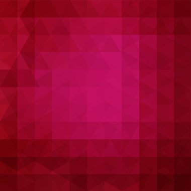 Geometrik desen, üçgen mor, pembe tonları arka planda vektör. İllüstrasyon model