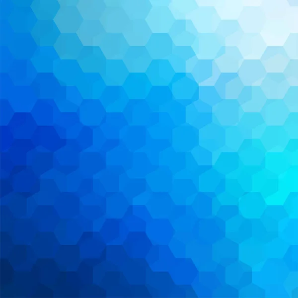 Background of geometric shapes. Blue mosaic pattern. Vector EPS 10. Vector illustration — Stock Vector