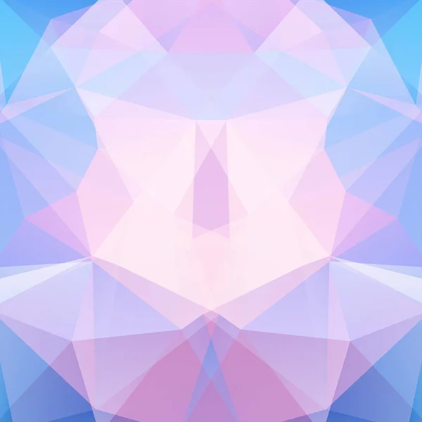 Latar belakang merah muda, biru, bentuk geometris putih. Pola Mosaik. Vektor EPS 10. Ilustrasi vektor - Stok Vektor