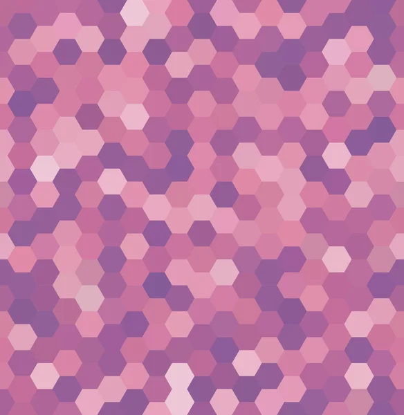 Fundo sem costura abstrato consistindo de hexágonos rosa pastel. Design geométrico para apresentações de negócios ou panfleto de banner de modelo web. Ilustração vetorial — Vetor de Stock