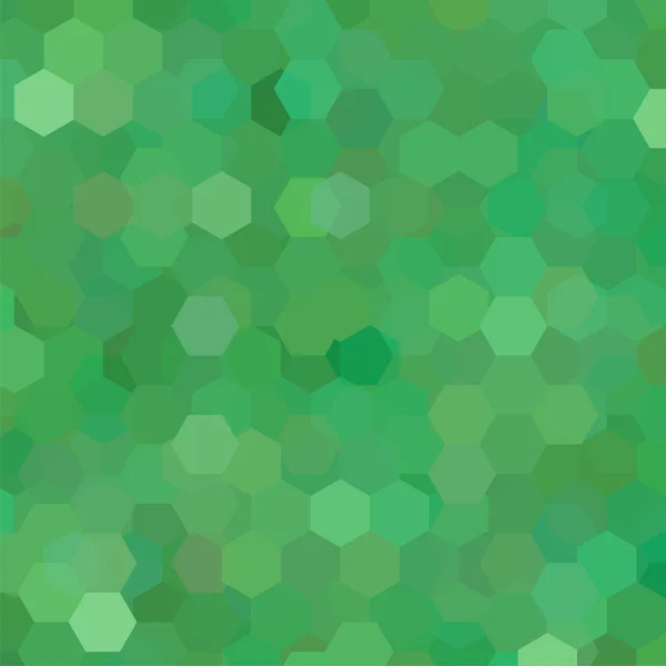 Fondo abstracto formado por hexágonos verdes. Diseño geométrico para presentaciones de negocios o volante de banner de plantilla web. Ilustración vectorial — Vector de stock