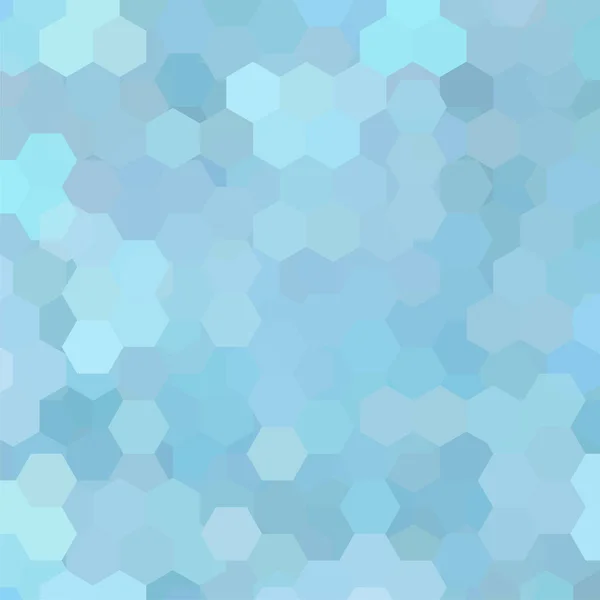 Pozadí z pastelově modrý šestiúhelníky. Čtvercové kompozice s geometrickými tvary. EPS 10 — Stockový vektor