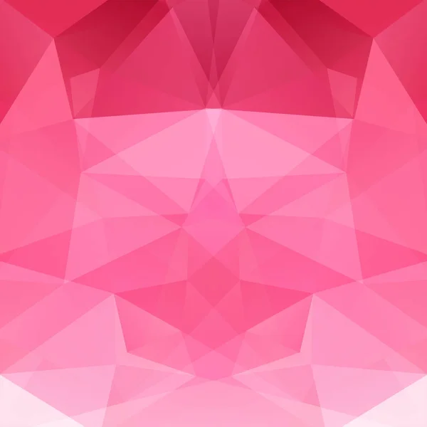 Γεωμετρικό σχέδιο, πολύγωνο τρίγωνα διάνυσμα φόντο σε αποχρώσεις του κόκκινου, ροζ. Εικονογράφηση μοτίβο — Διανυσματικό Αρχείο