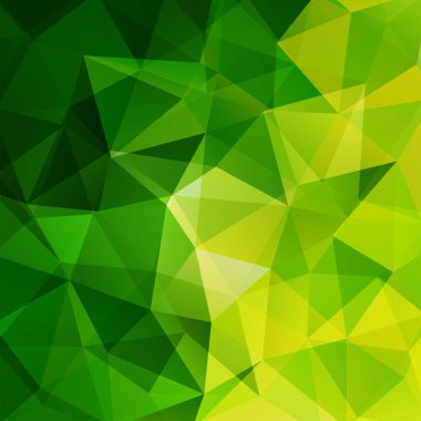 Soyut çokgen vektör arkaplanı. Yeşil geometrik vektör çizimi. Yaratıcı tasarım şablonu.