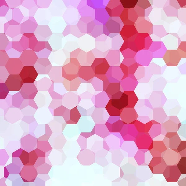 Na pozadí růžové, červené, bílé geometrických tvarů. Mozaika vzor. Vektorové Eps 10. Vektorové ilustrace — Stockový vektor