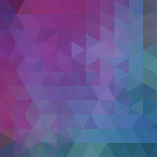 Sfondo astratto vettoriale con triangoli rosa, blu, viola, rossi. Illustrazione vettoriale geometrica. Modello di design creativo. — Vettoriale Stock