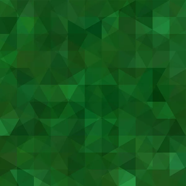 Grön triangel vector bakgrund. Kan användas i omslagsdesign, bokdesign, webbplats bakgrund. Vektorillustration — Stock vektor