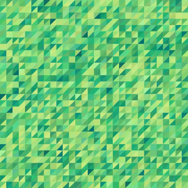 Zielony Abstrakcja bezszwowe mozaika tła. Trójkąt tło geometrycznych. Ilustracja wektorowa — Wektor stockowy