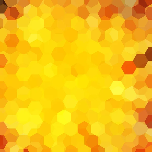 Фон геометрических фигур. Желтая мозаика. Векторная EPS 10. Векторная иллюстрация — стоковый вектор