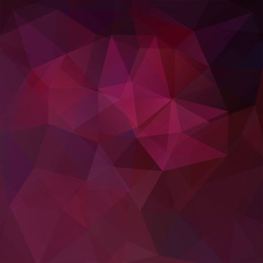 Arka plan koyu mor üçgenler yaptı. Geometrik şekiller ile kare kompozisyon. EPS 10