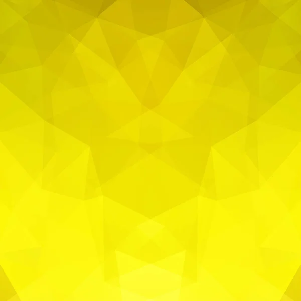 Abstrato Fundo Mosaico Amarelo Fundo Geométrico Triangular Elementos Design Ilustração — Vetor de Stock