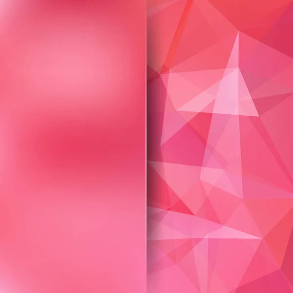 Polygonaler rosa Vektorhintergrund. Hintergrund verschwimmen lassen. kann im Cover-Design, Buchdesign, Website-Hintergrund verwendet werden. Vektorillustration — Stockvektor