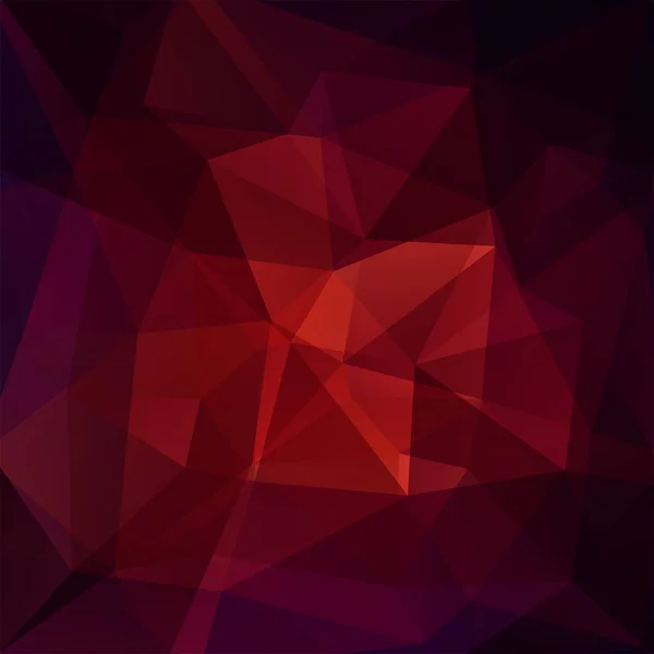 抽象的な背景が暗い赤、茶色の三角形から成る。ビジネス プレゼンテーションや web テンプレート バナー チラシの幾何学的なデザイン。ベクトル図 — ストックベクタ