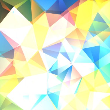 Üçgen oluşan arka plan. İş sunumları veya web şablonu afiş afiş için geometrik tasarım. Vektör çizim