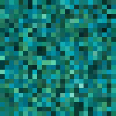 Mavi, yeşil kareler, vektör çizim ile sorunsuz arka plan