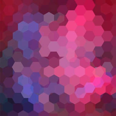 Geometrik şekillerin arka planı. Mor mozaik desen. Vektör EPS 10. Vektör illüstrasyonu